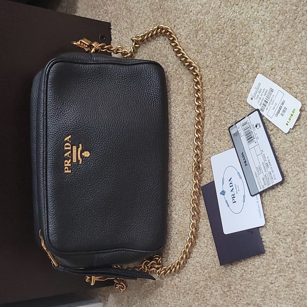 PRADA leather handbag